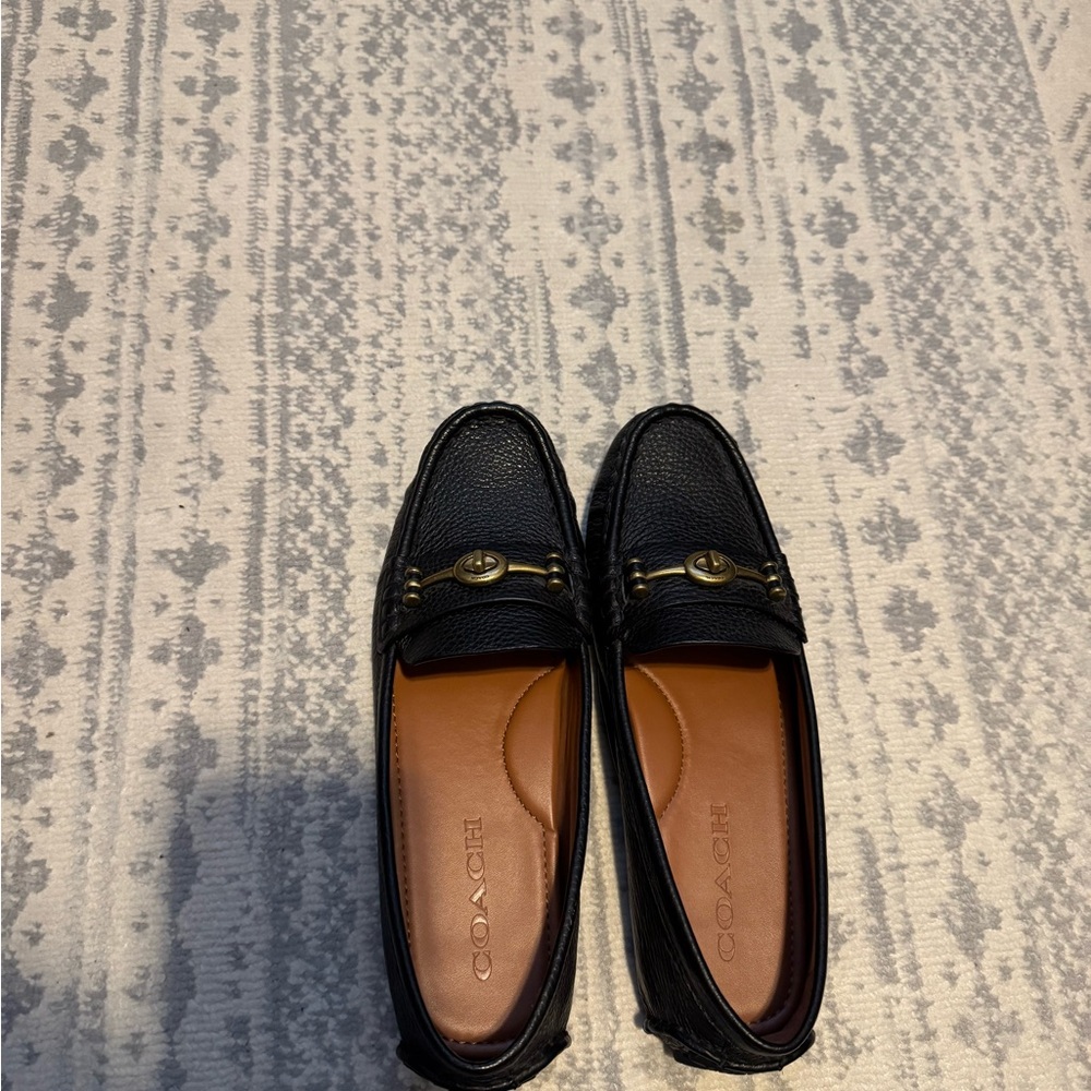 COACH Women's Crosby Driver Turnlock Flats - Picture 5 of 9